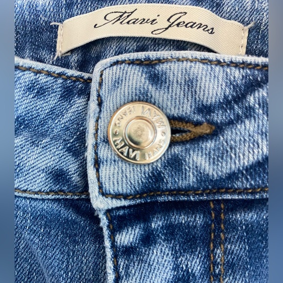 Mavi Jeans high rise raw folded hem size 25/29 - Picture 8 of 12